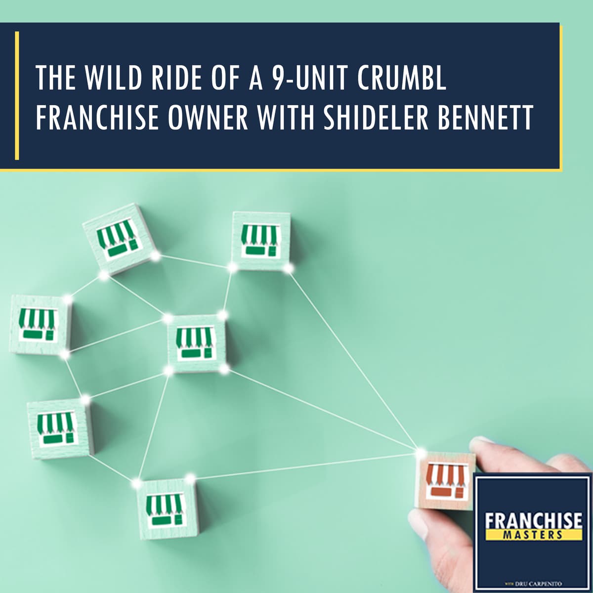 The Wild Ride Of A 9-Unit Crumbl Franchise Owner With Shideler Bennett - Franchise Masters cover