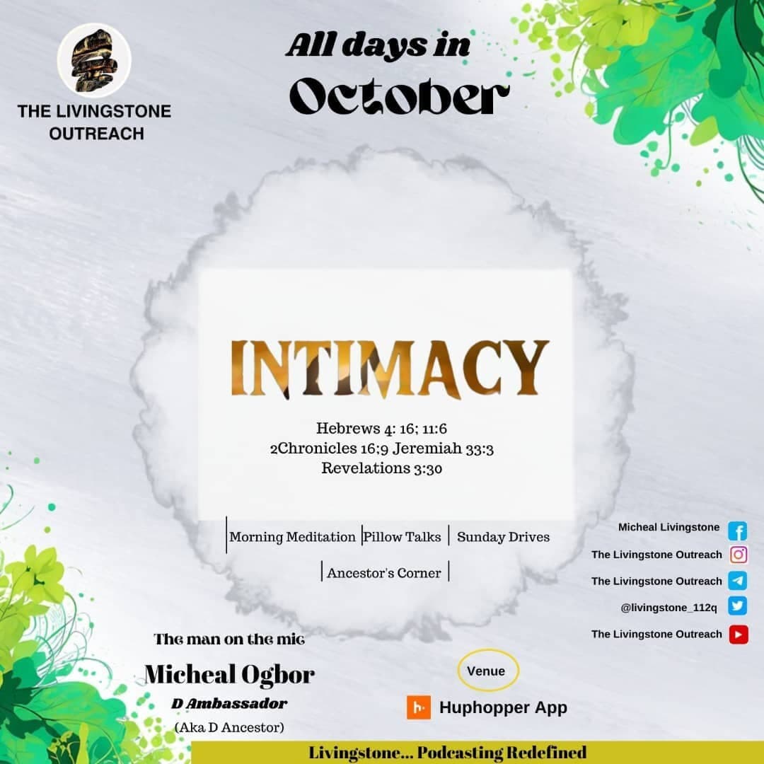 Morning Meditations 31/10/2023 - The Livingstone Outreach 02 cover