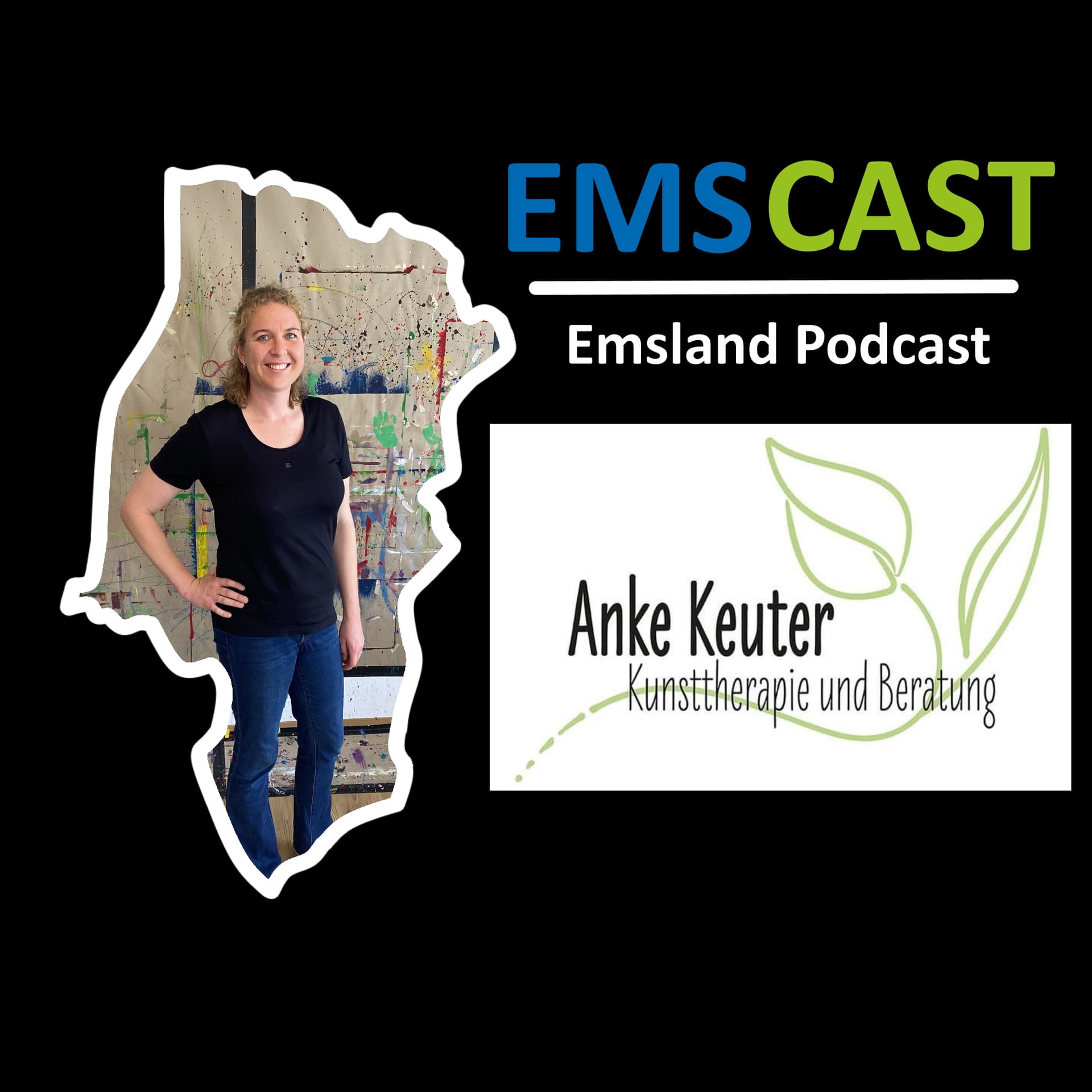 Kunsttherapie und Psychologische Beratung - Anke Keuter - Haselünne — EmsCast - der Emsland Podcast cover