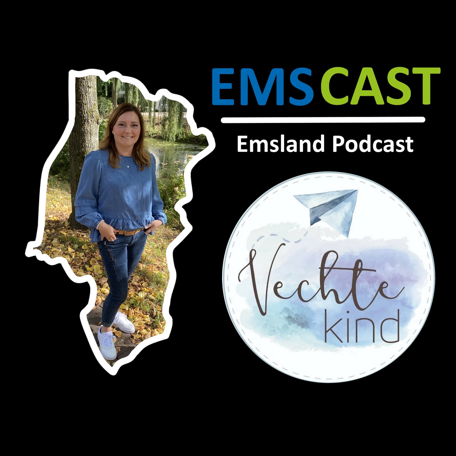 Vechtekind - Anja Glöckner - Nordhorn - Grafschaft Bentheim — EmsCast - der Emsland Podcast cover