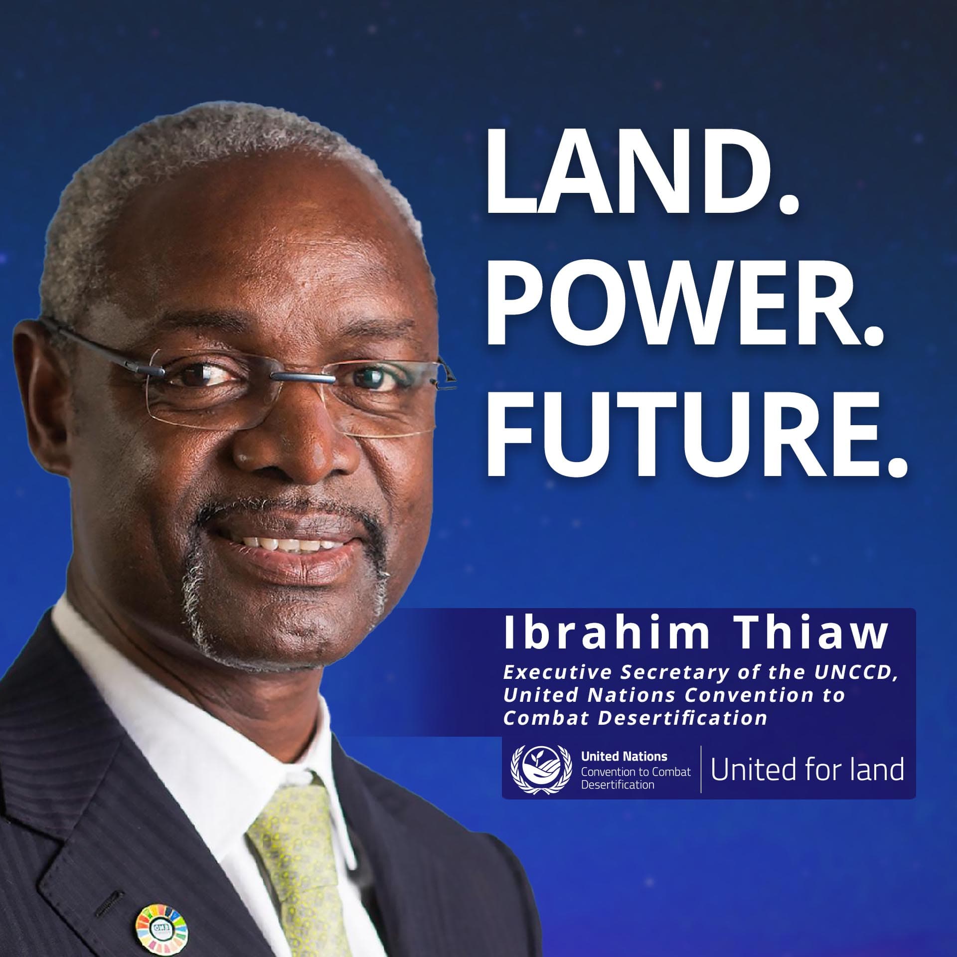 UNCCD’s Ibrahim Thiaw: Land, Power & the Race to Restore Our Future - DerGrosseNeustart cover