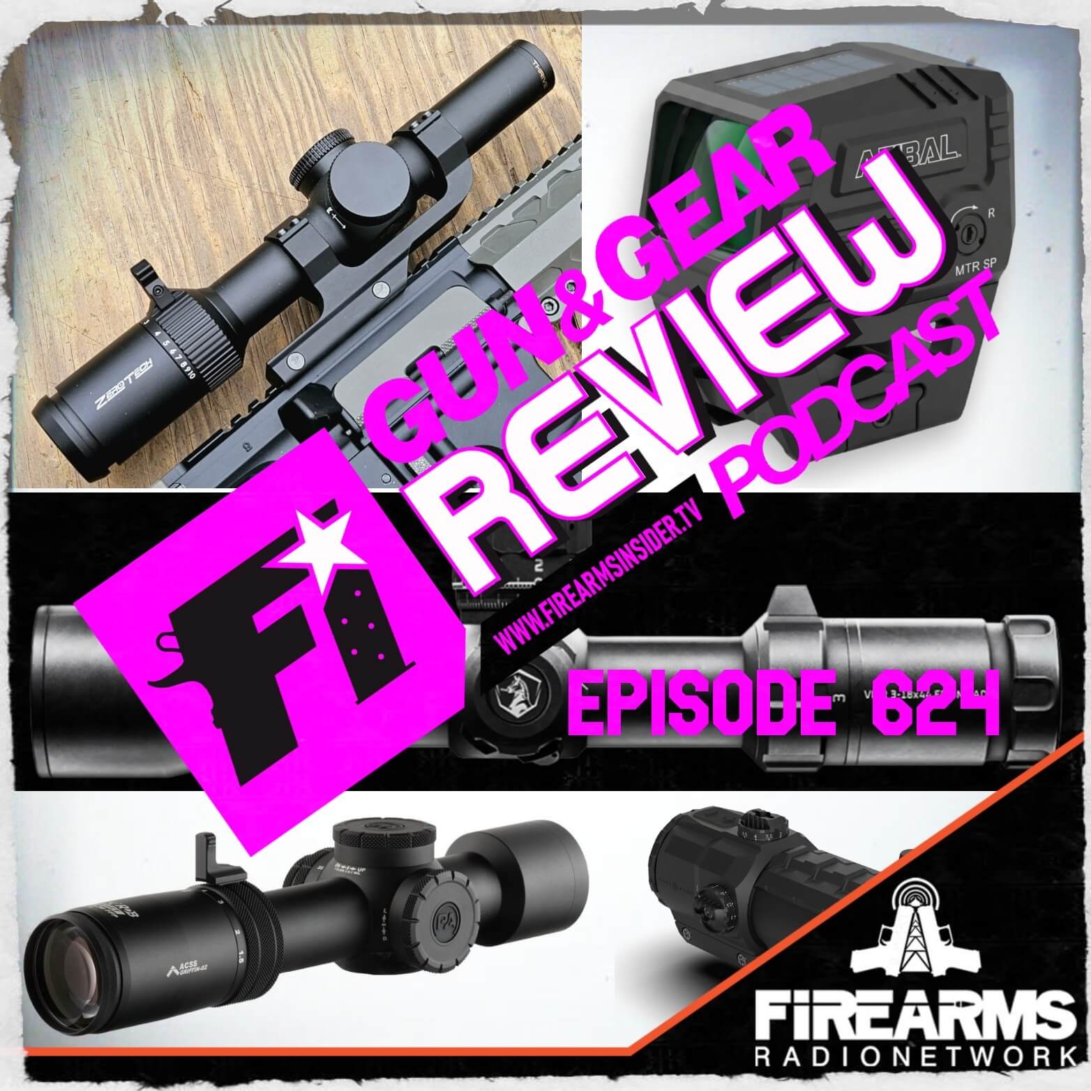 Gun & Gear Review 624 – Optical Chaos — Firearms Radio Network (All Shows) cover