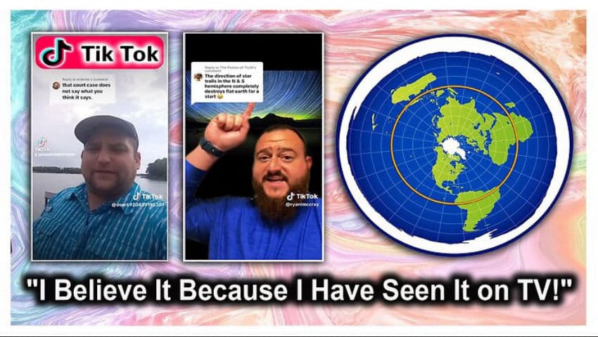 "I Believe It Because I have Seen It On TV!" - Flat Earth Sun, Moon & Zodiac Clock cover