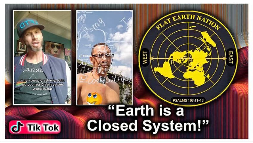 "The Earth is a Closed System, You Can't Leave Earth!" - Flat Earth Sun, Moon & Zodiac Clock cover