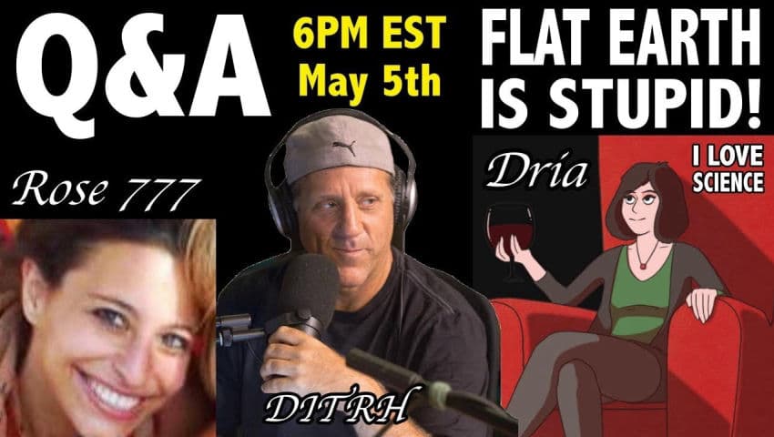 [May 5, 2020] David and Rose Explain Flat Earth to Rose's friend - Intellectual Wino - Science Enthusiast [Rose 777] — Flat Earth Sun, Moon & Zodiac Clock cover