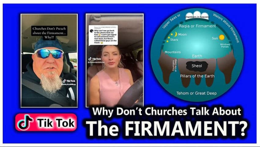 Why Don't Churches Preach About The FIRMAMENT? - Flat Earth Sun, Moon & Zodiac Clock cover