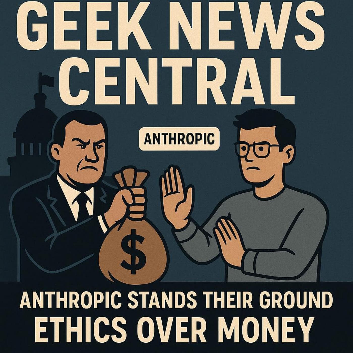 Anthropic Stands Their Ground, Ethics over Money #1859 - Geek News Central Podcast cover