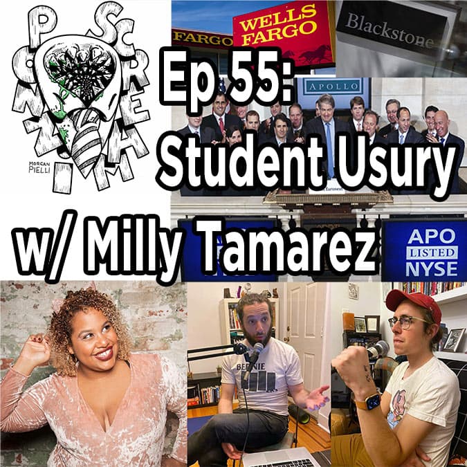 Ponzi Scream Ep. 55: Student Usury w/ Milly Tamarez - Ponzi Scream cover