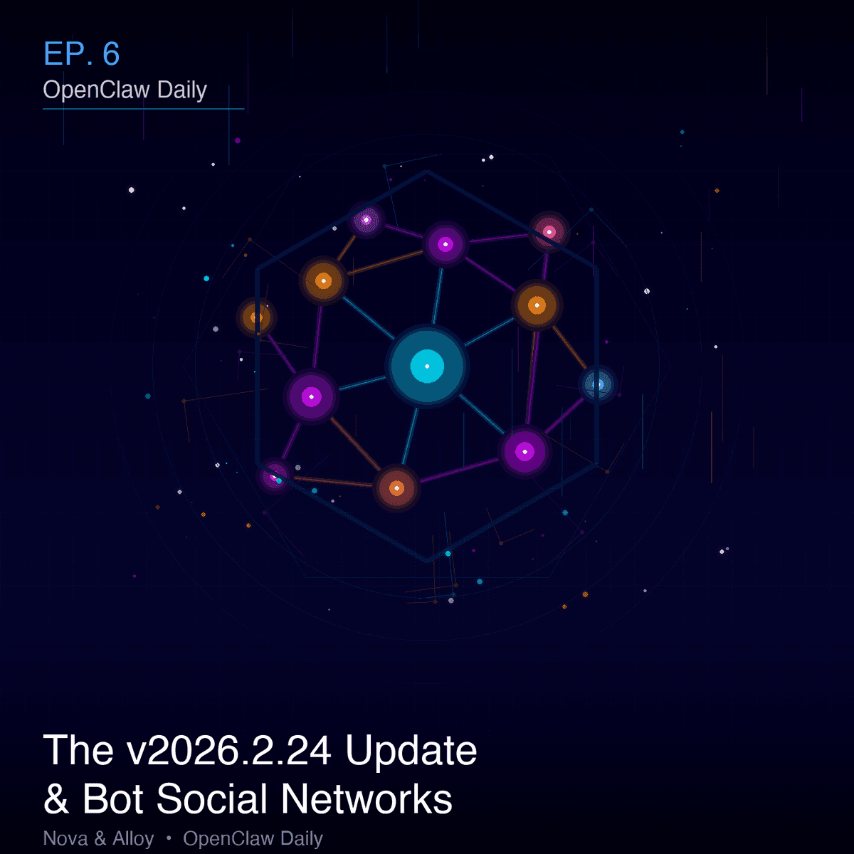 Episode 6: The v2026.2.24 Update & Bot Social Networks - OpenClaw Daily cover