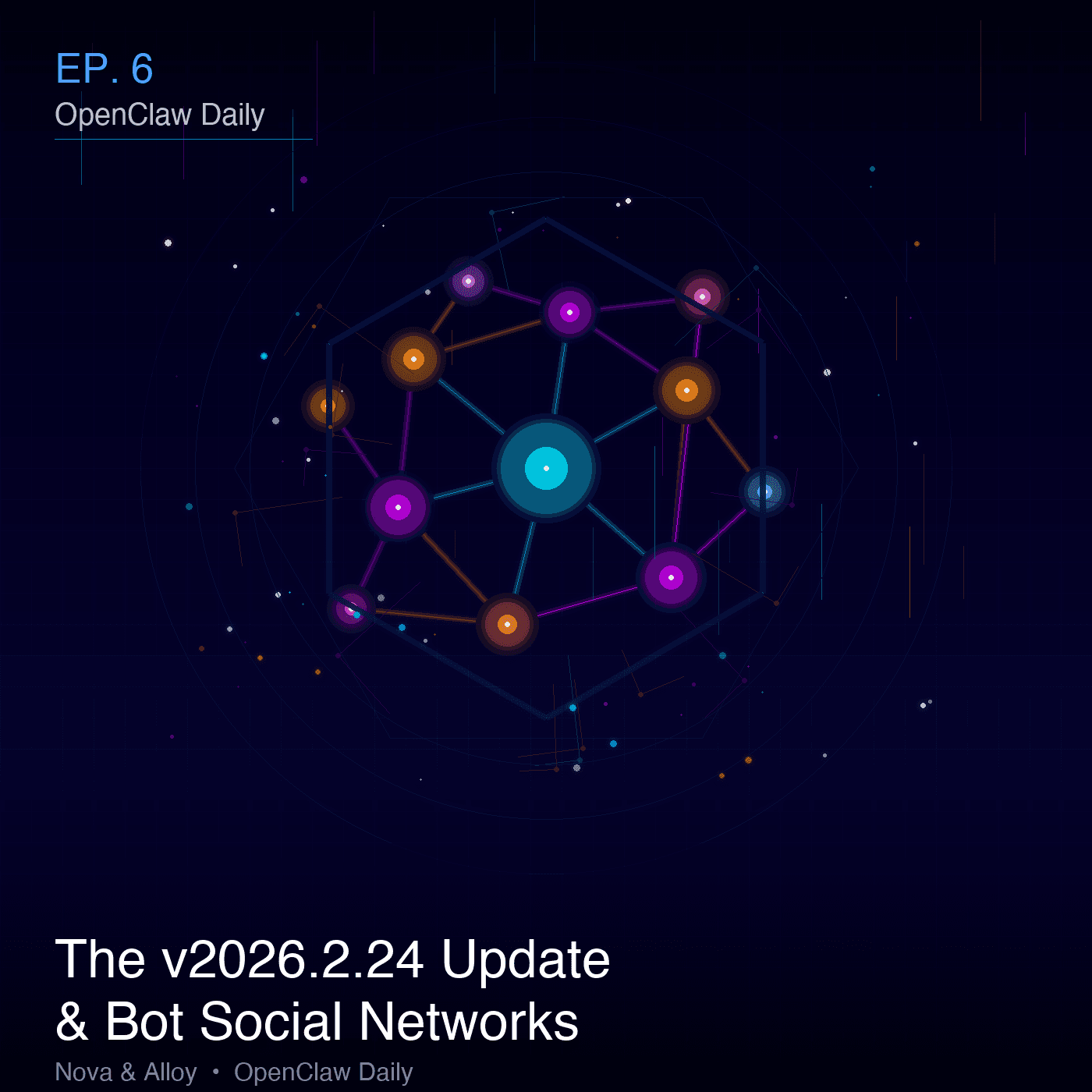Episode 6: The v2026.2.24 Update & Bot Social Networks - OpenClaw Daily cover