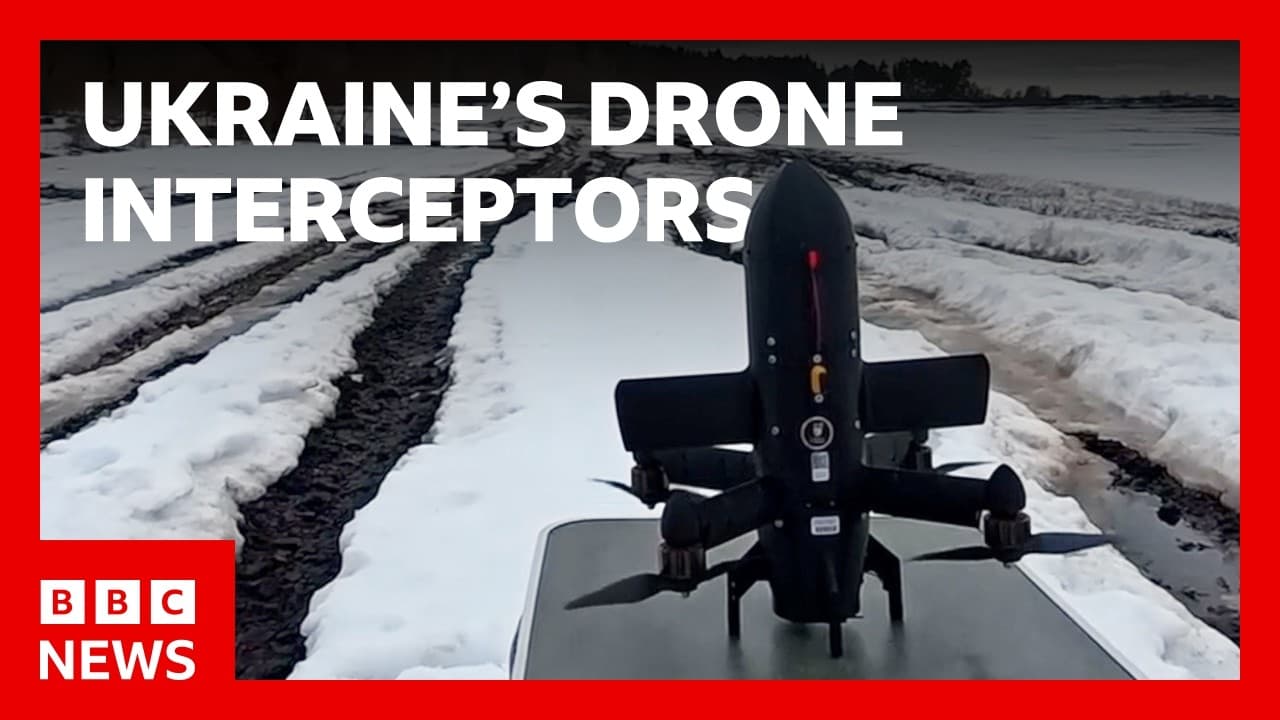 Ukrainian anti-drone ‘Bullet’ that could help defend Gulf | BBC News - BBC News cover