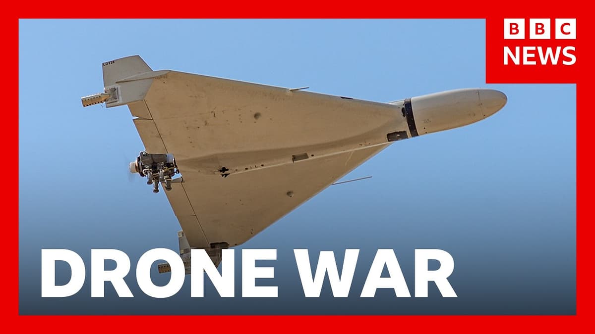 Why Ukraine may have the answer to Iran's drone war | The Security Brief - BBC News cover