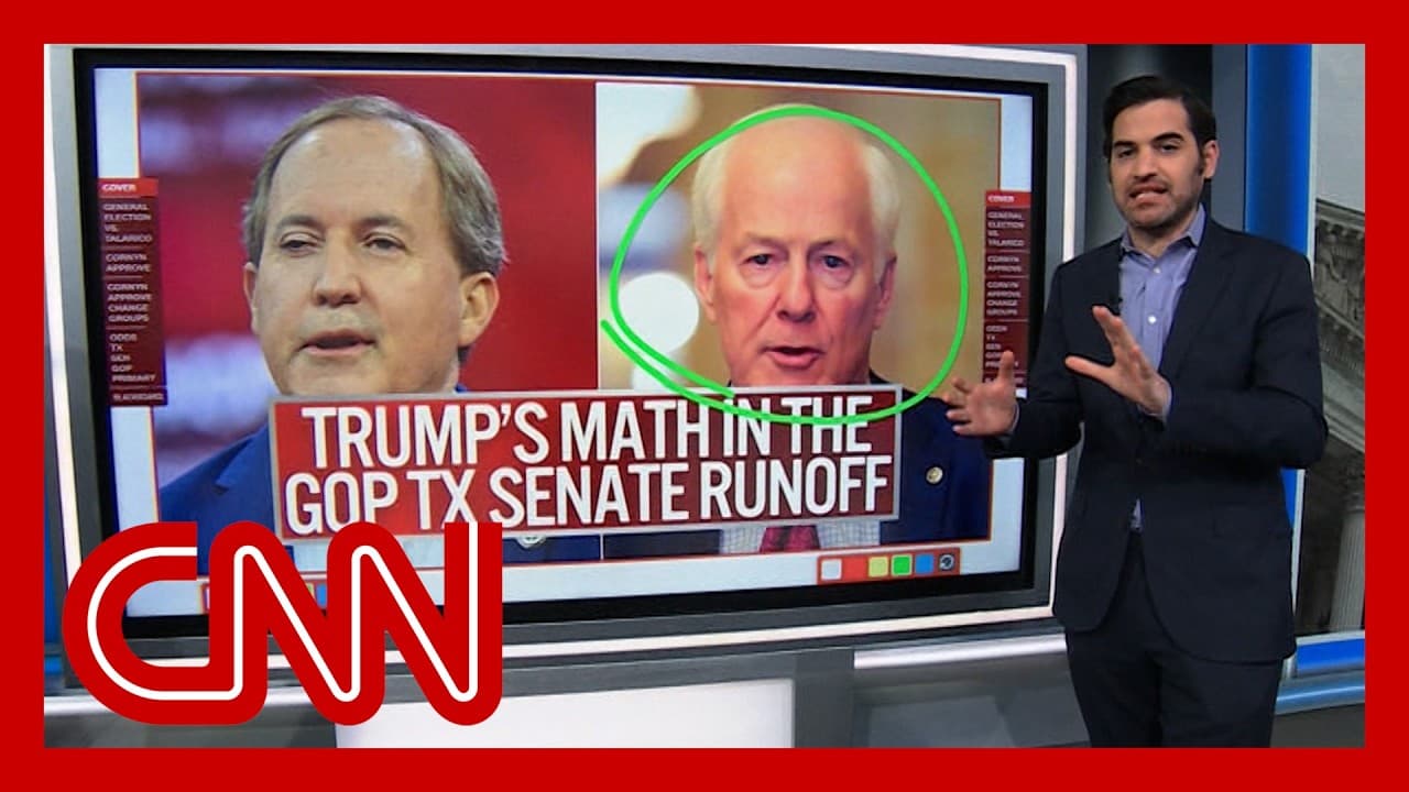 Enten: Why Trump hasn't endorsed Paxton or Cornyn yet for TX senate - CNN cover