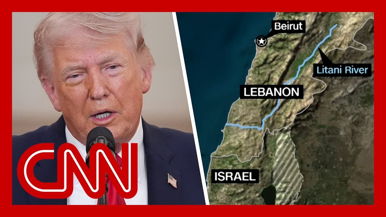 Trump announces ceasefire between Israel & Lebanon - CNN cover