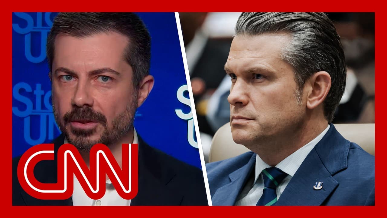 ‘Amateur hour’: Buttigieg slams Trump, Hegseth’s Iran war approach - CNN cover