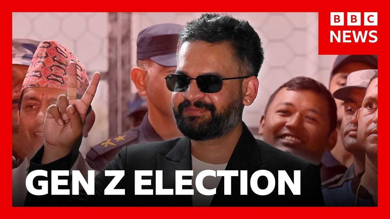 Who is Balendra Shah, ex-rapper set to be Nepal's next prime minister? | BBC News — BBC News cover