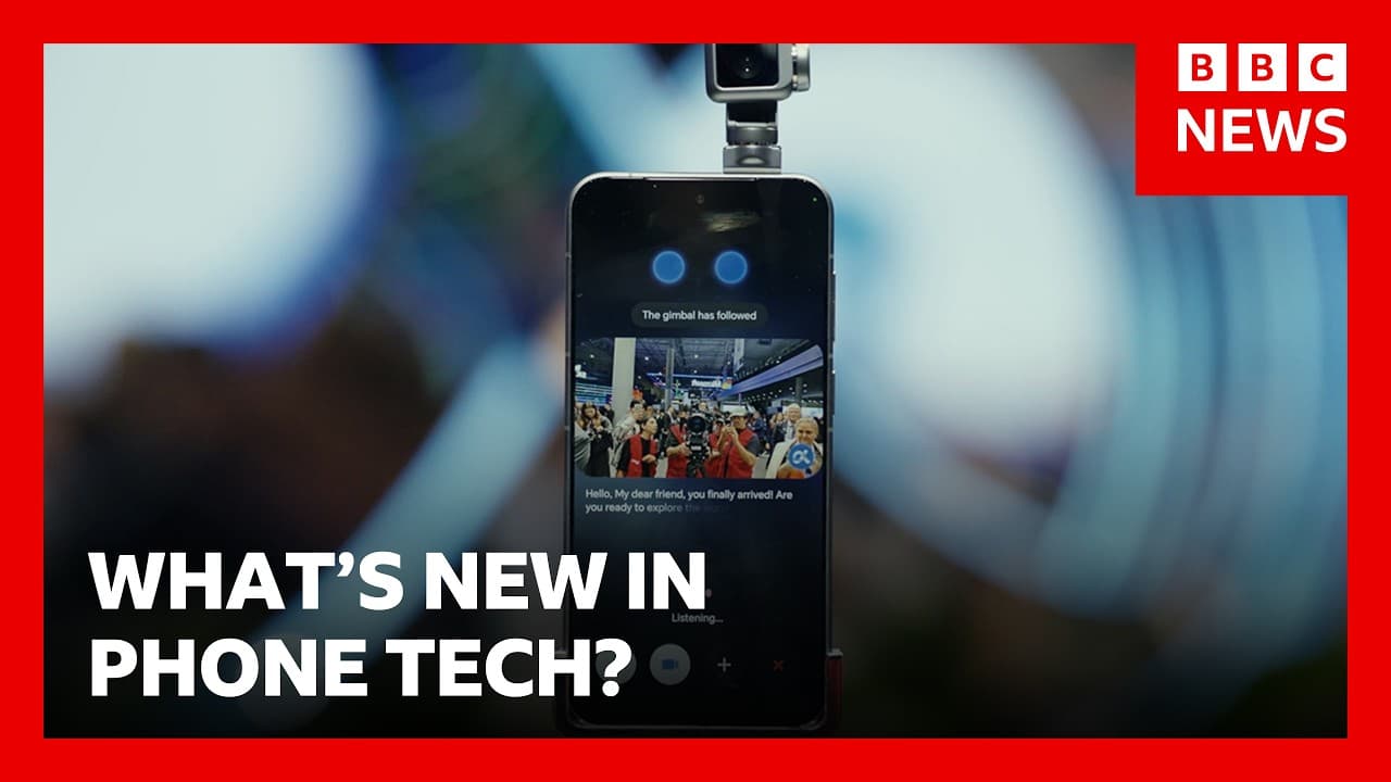 How satellites are powering smartphones | BBC News - BBC News cover