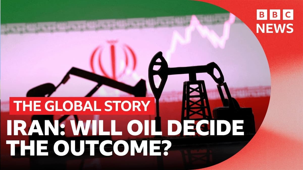 Iran: Will oil decide the outcome? | The Global Story - BBC News cover