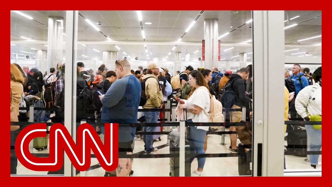 Airport delays & lines swell as 300+ TSA agents quit - CNN cover