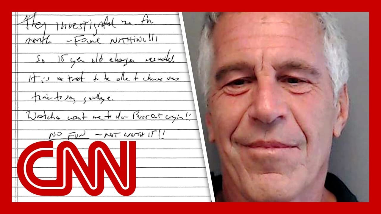 Epstein's alleged suicide note released by court order — CNN cover