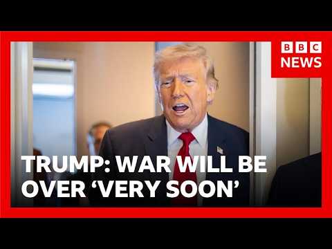Trump says US operations in Iran ‘ahead of timeline’ | BBC News — BBC News cover