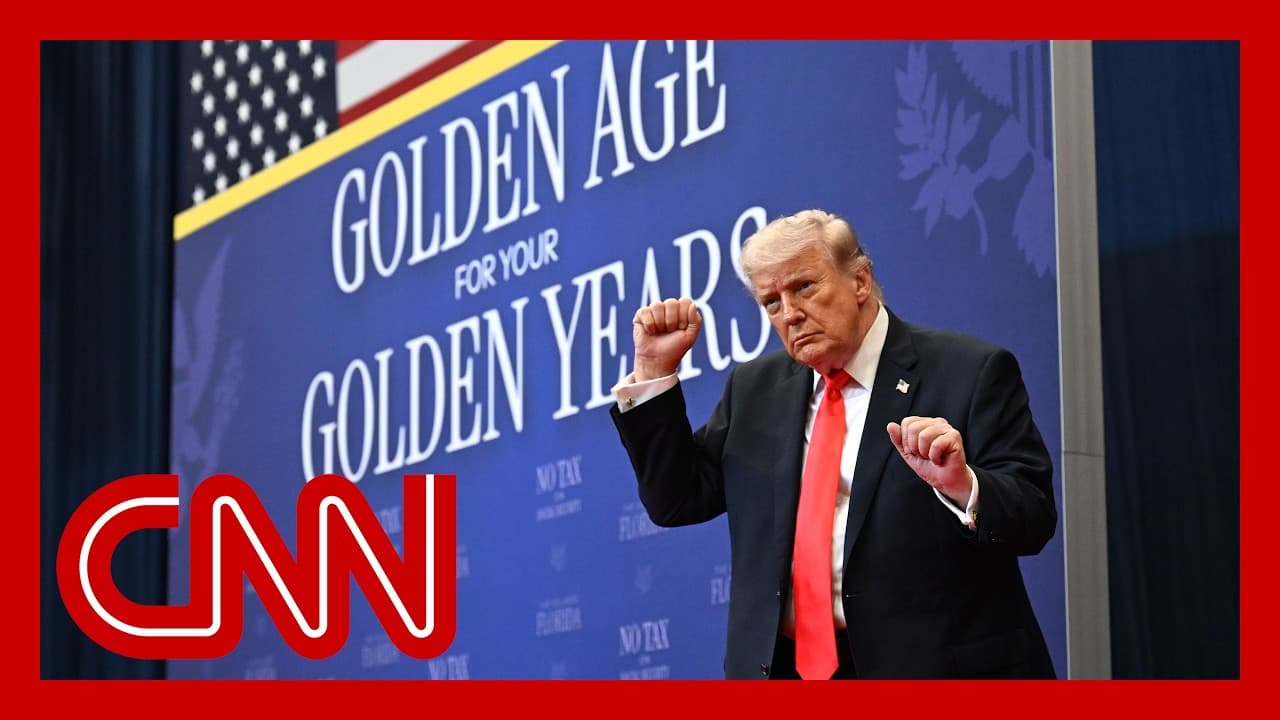Live: Trump speaks to Florida seniors - CNN cover