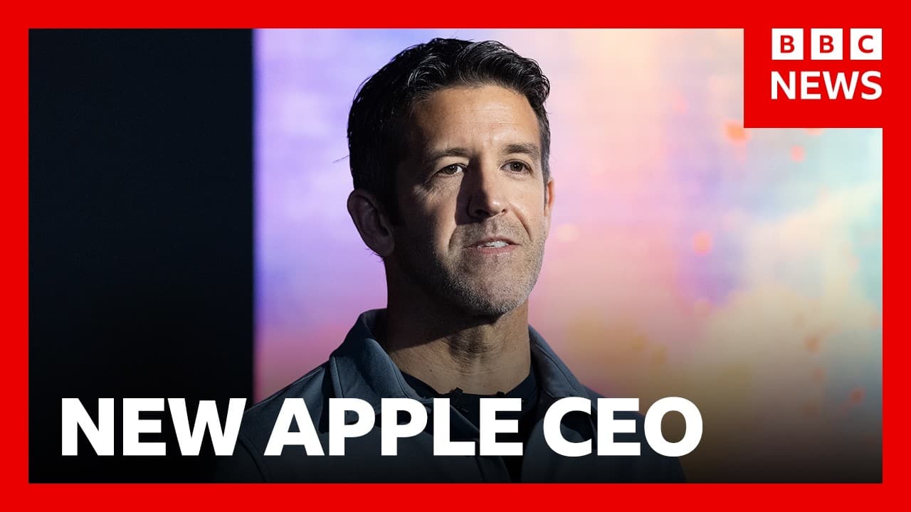 New era for Apple as names new boss to replace Tim Cook after 15 years | BBC News — BBC News cover