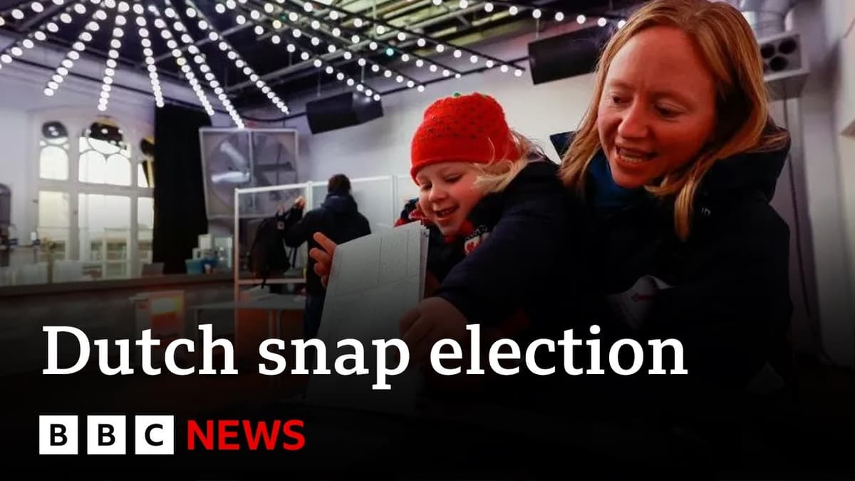 Dutch voters choose new leaders in neck-and-neck election race - BBC News - BBC News cover