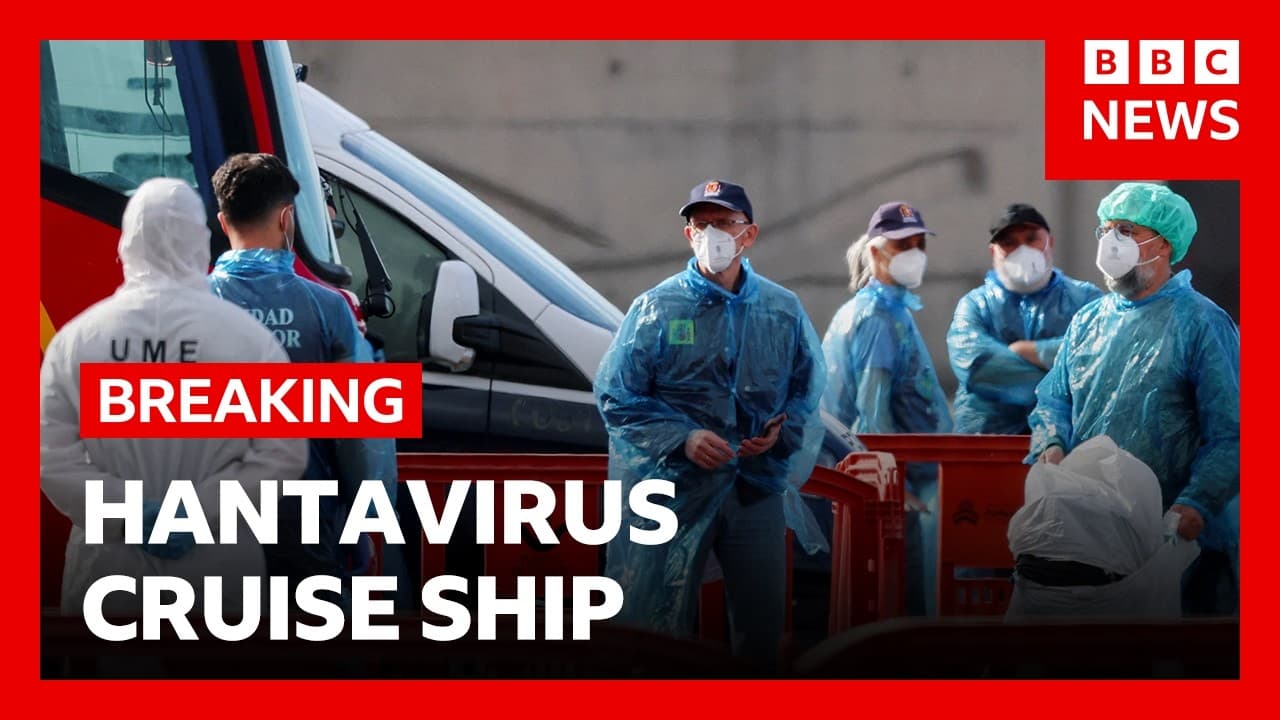 Hantavirus-hit cruise ship passengers evacuated in Tenerife | BBC News — BBC News cover