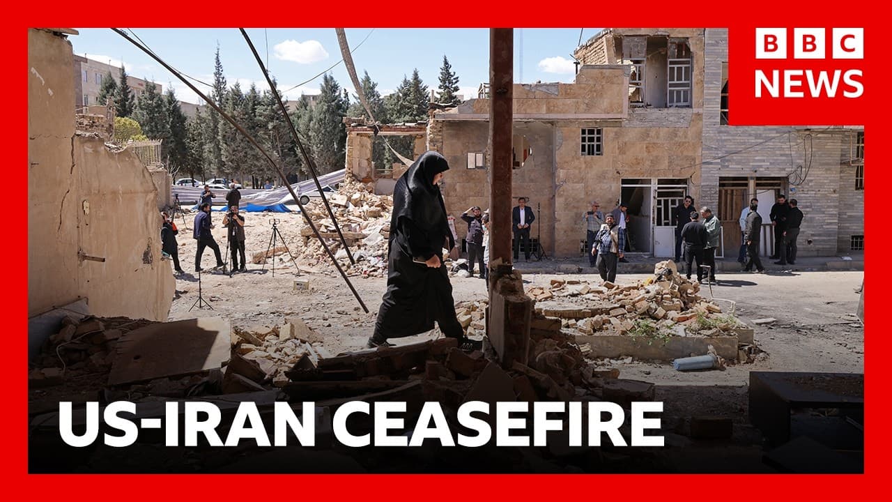 US and Iran's two-week ceasefire due to expire on Wednesday | BBC News - BBC News cover