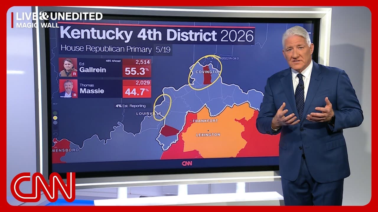John King breaks down KY primary election stakes: Live & unedited — CNN cover