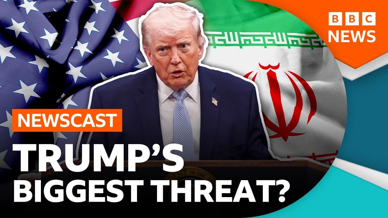 Trump says "A whole civilization will die tonight" | BBC Newscast - BBC News cover