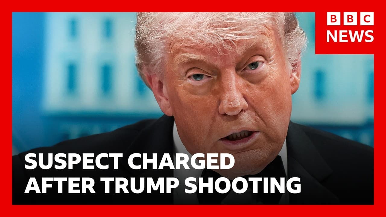 Shooting suspect charged after attempted Trump assassination | BBC News - BBC News cover