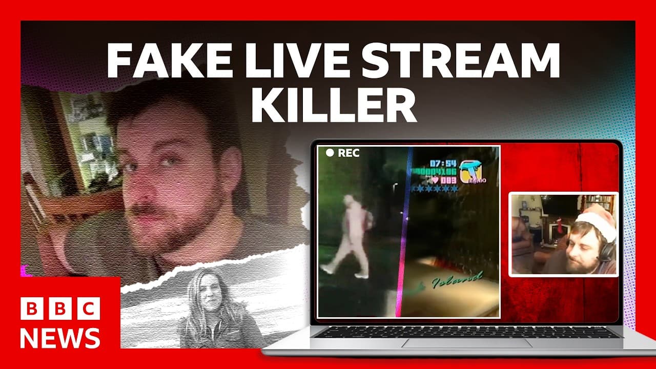 How a YouTuber used a live stream to try and cover murder | BBC News - BBC News cover
