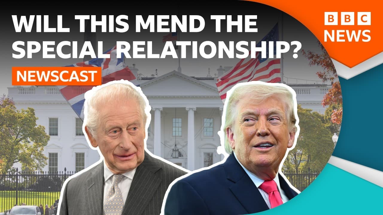 The King arrives in the US, what will it mean for the special relationship? | BBC Newscast — BBC News cover