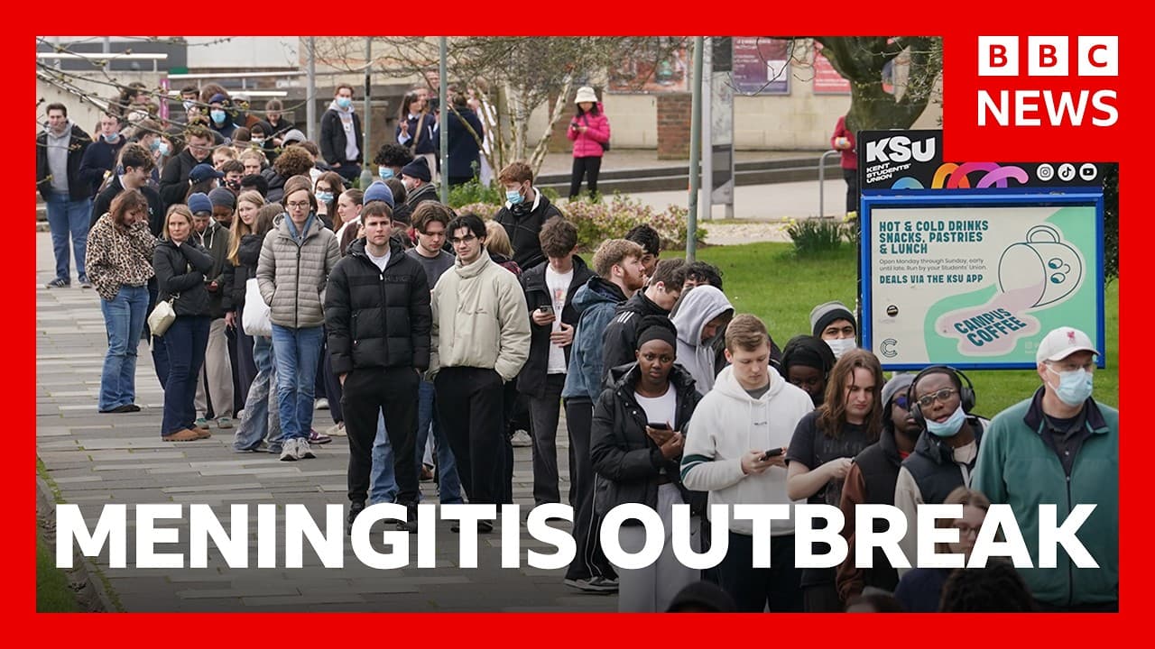 Two people dead after meningitis outbreak in Kent, England | BBC News - BBC News cover
