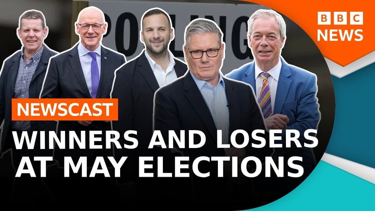 Who are the winners and losers at the UK May elections? | BBC Newscast — BBC News cover