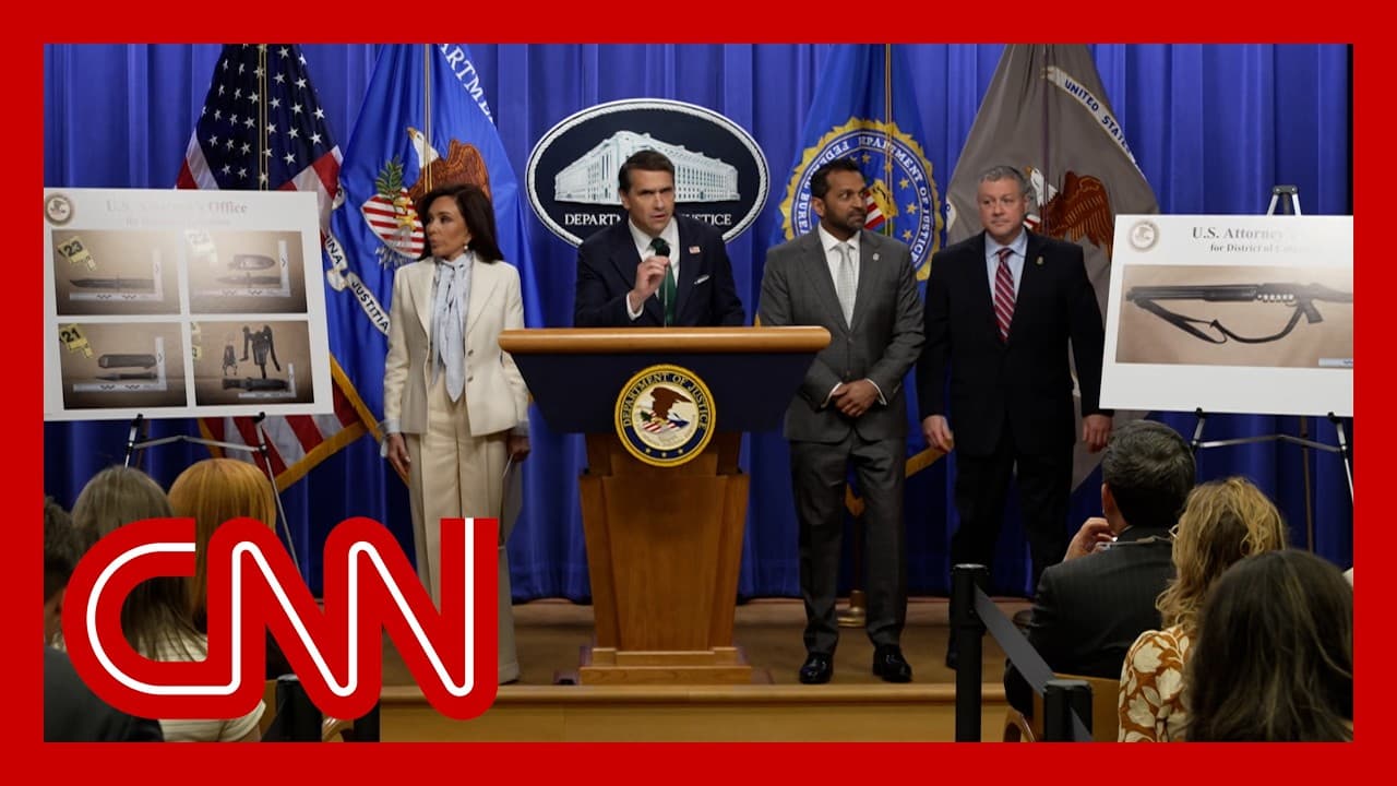 DOJ speaks after WHCD shooting suspect's arraignment - CNN cover