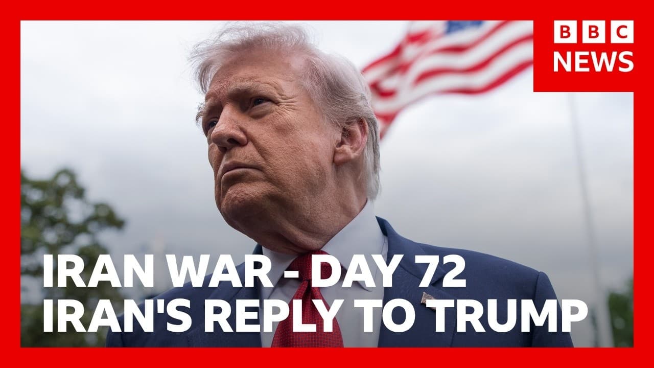 Iran sends its response to President Trump's latest proposal aimed at ending the war | BBC News — BBC News cover
