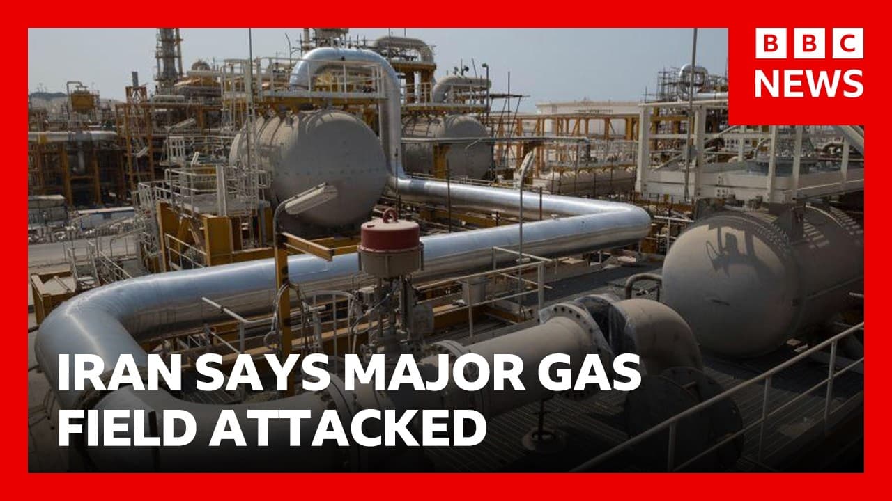 Iran says its facilities on the world’s largest natural gas field attacked | BBC News — BBC News cover
