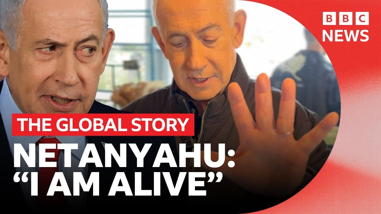 Why has Benjamin Netanyahu had to prove he's alive? | The Global Story - BBC News cover