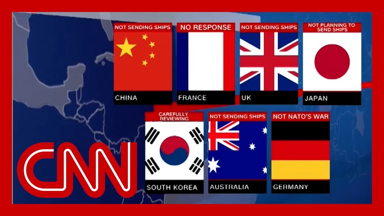 US allies reject Trump's call for help in Strait of Hormuz - CNN cover