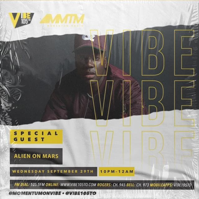 ALIENONMARS - VIBE105.5 FM (09.28.21) - The Mars Mixshow cover