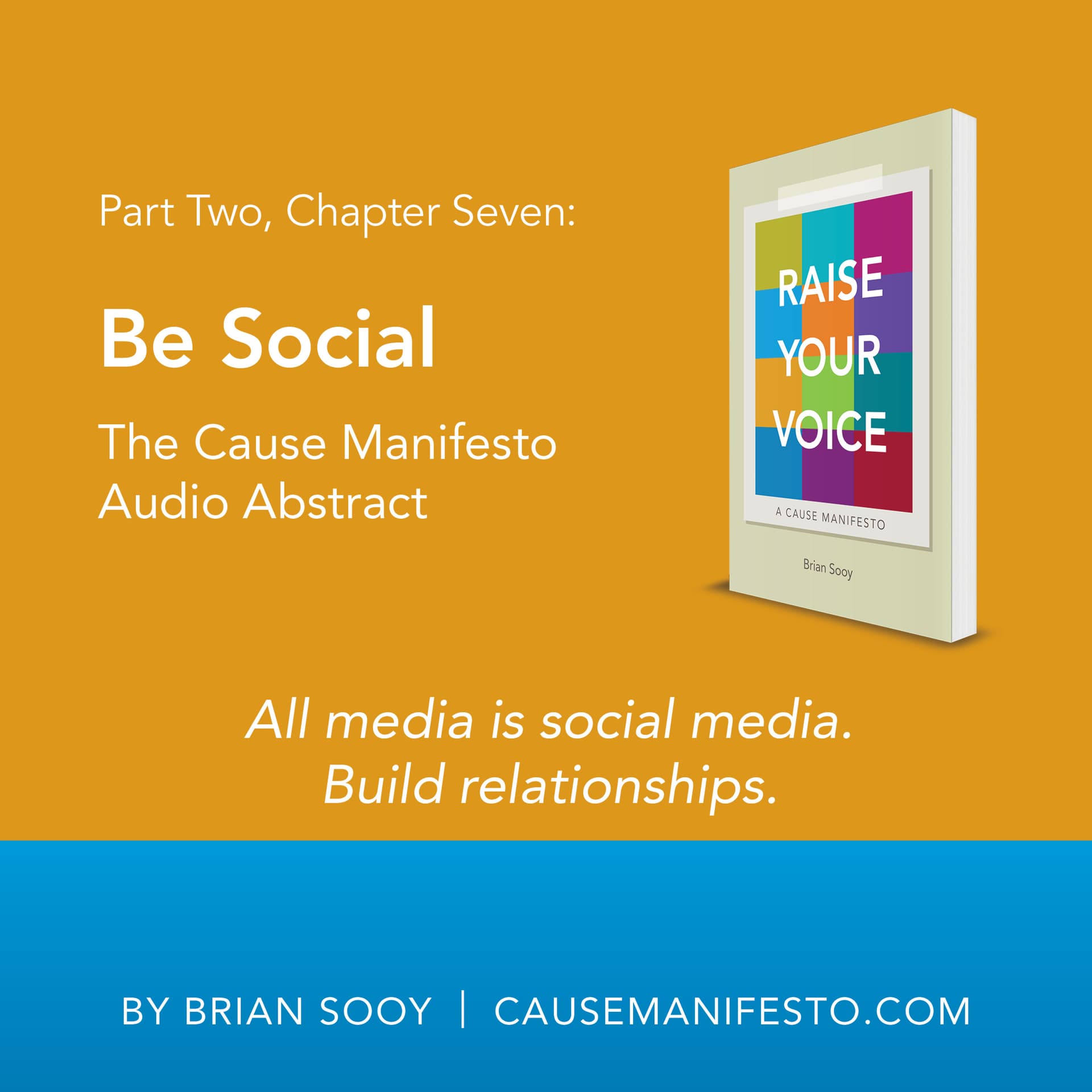 The Cause Manifesto: Be Social - Everybody Brands with Brian Sooy cover