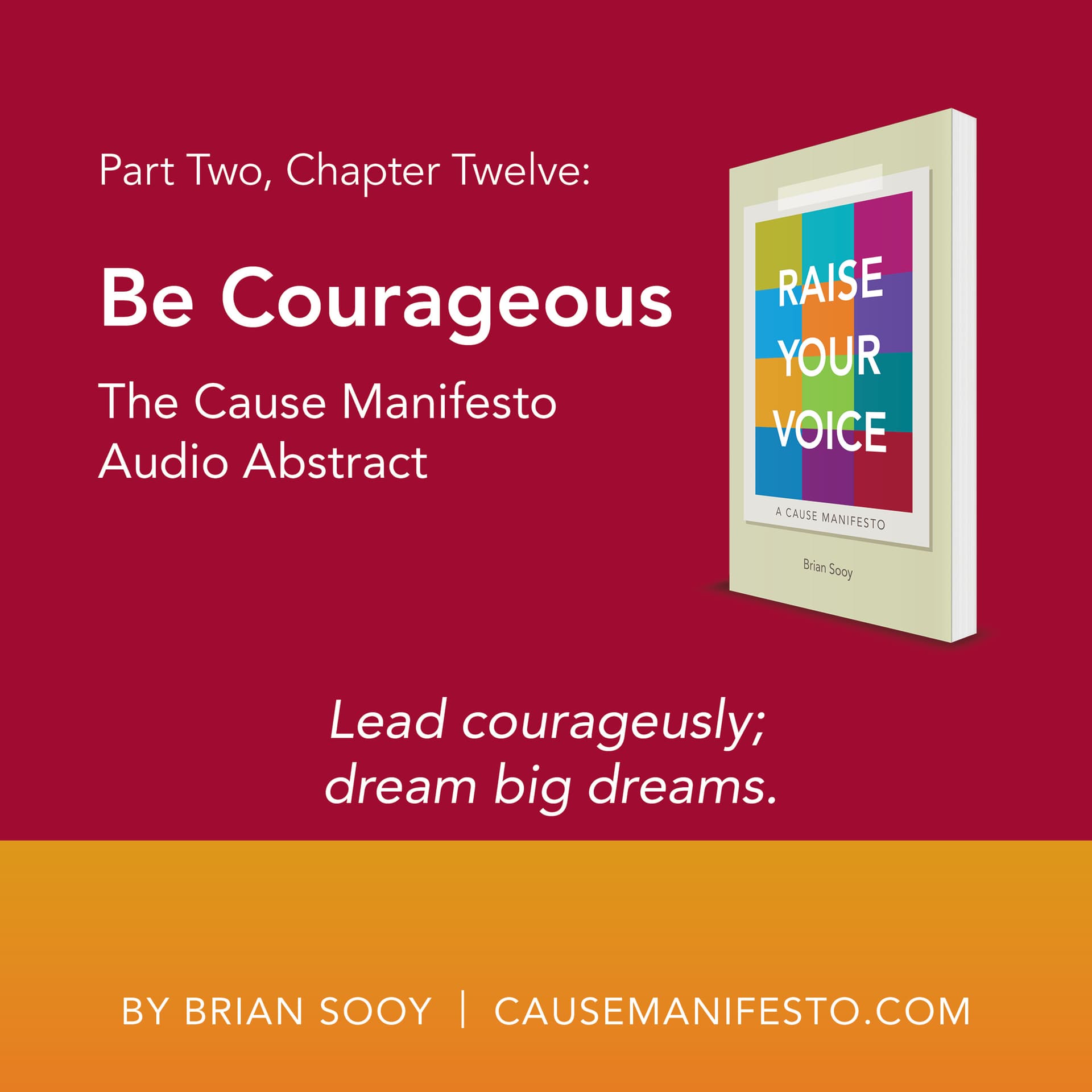 The Cause Manifesto: Be Courageous - Everybody Brands with Brian Sooy cover