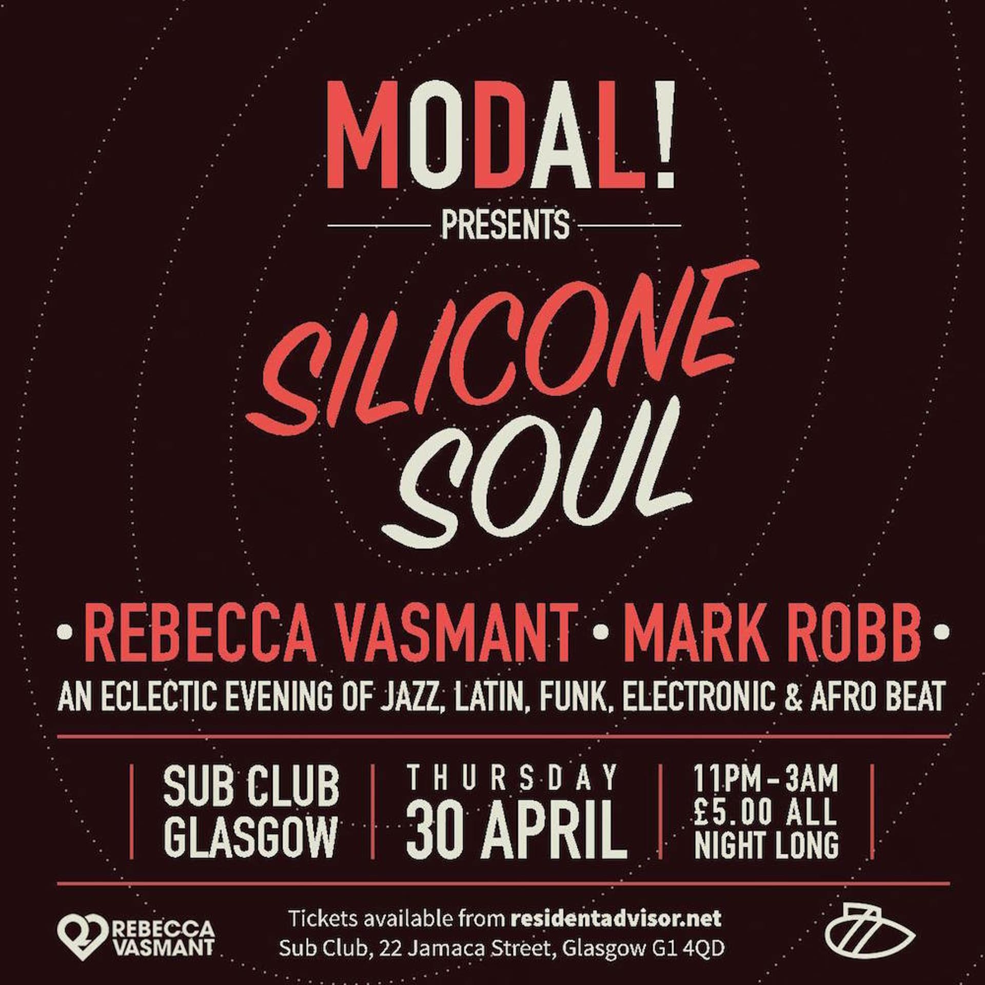 Silicone Soul & Rebecca Vasmant - Modal! Promo Mix - Sub Club cover
