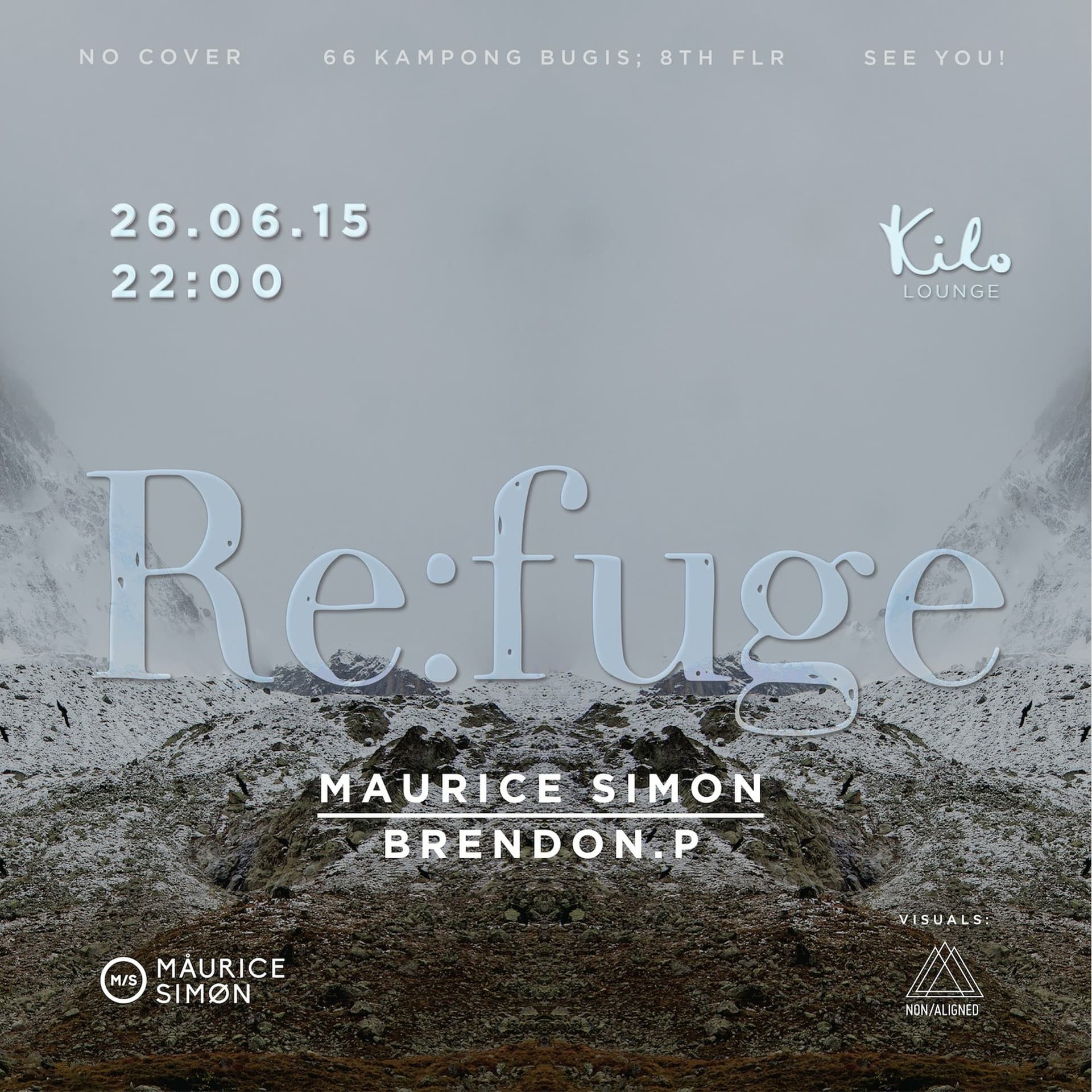 Re:fuge Podcast #002 - Maurice Simon cover