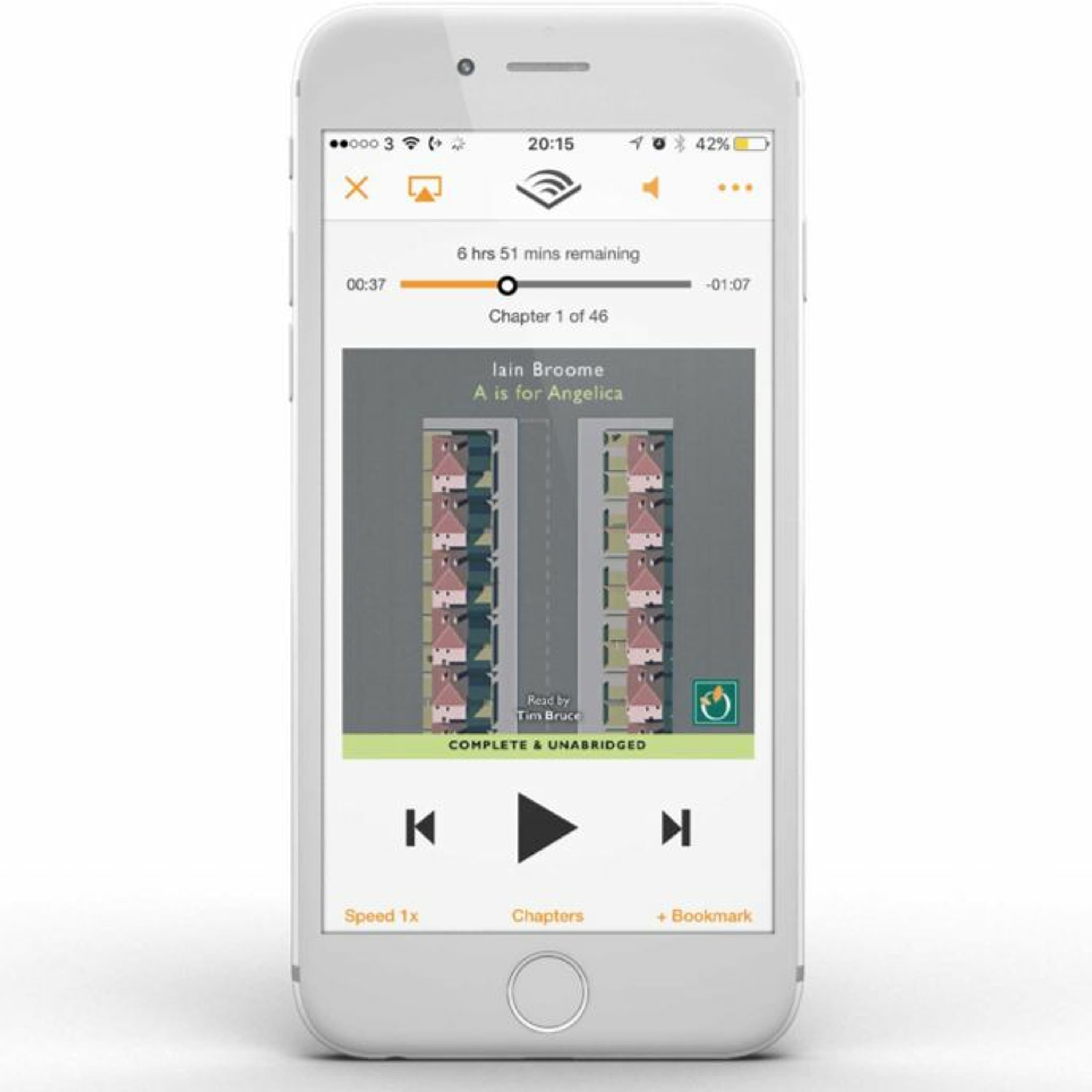 A is for Angelica – audiobook extract - Iain Broome cover