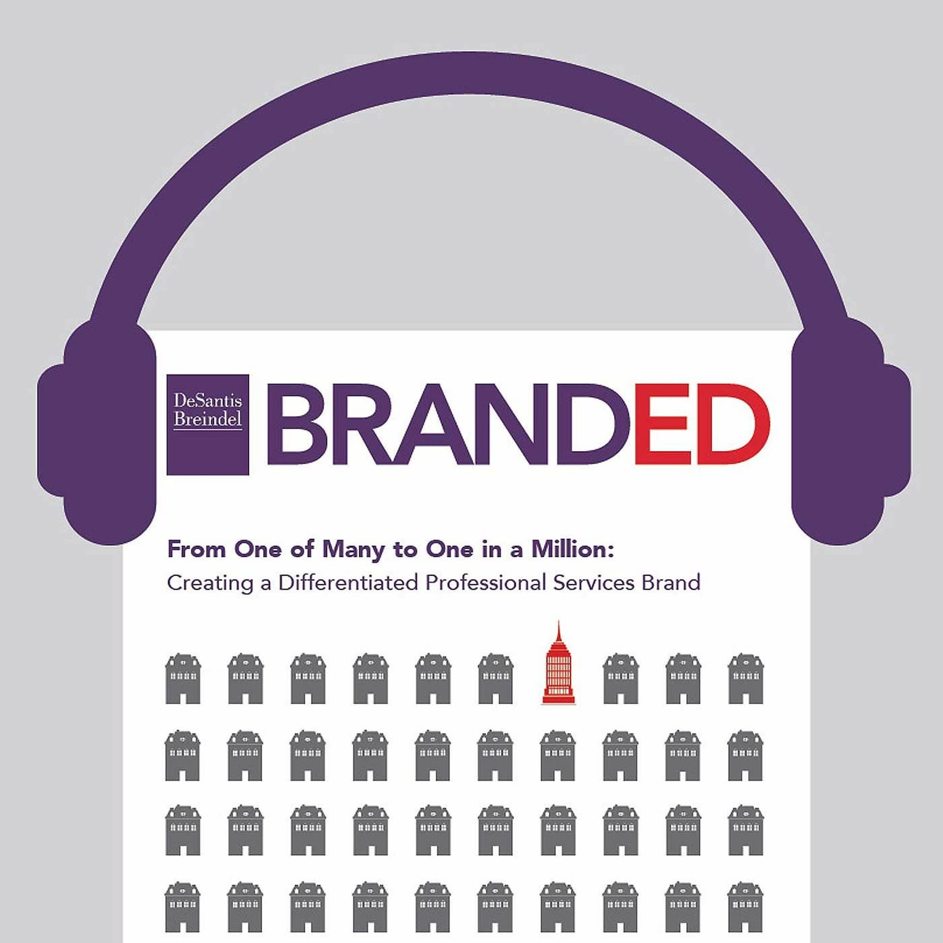 From One of Many to One in a Million: Creating a Differentiated Professional Services Brand - BrandED cover