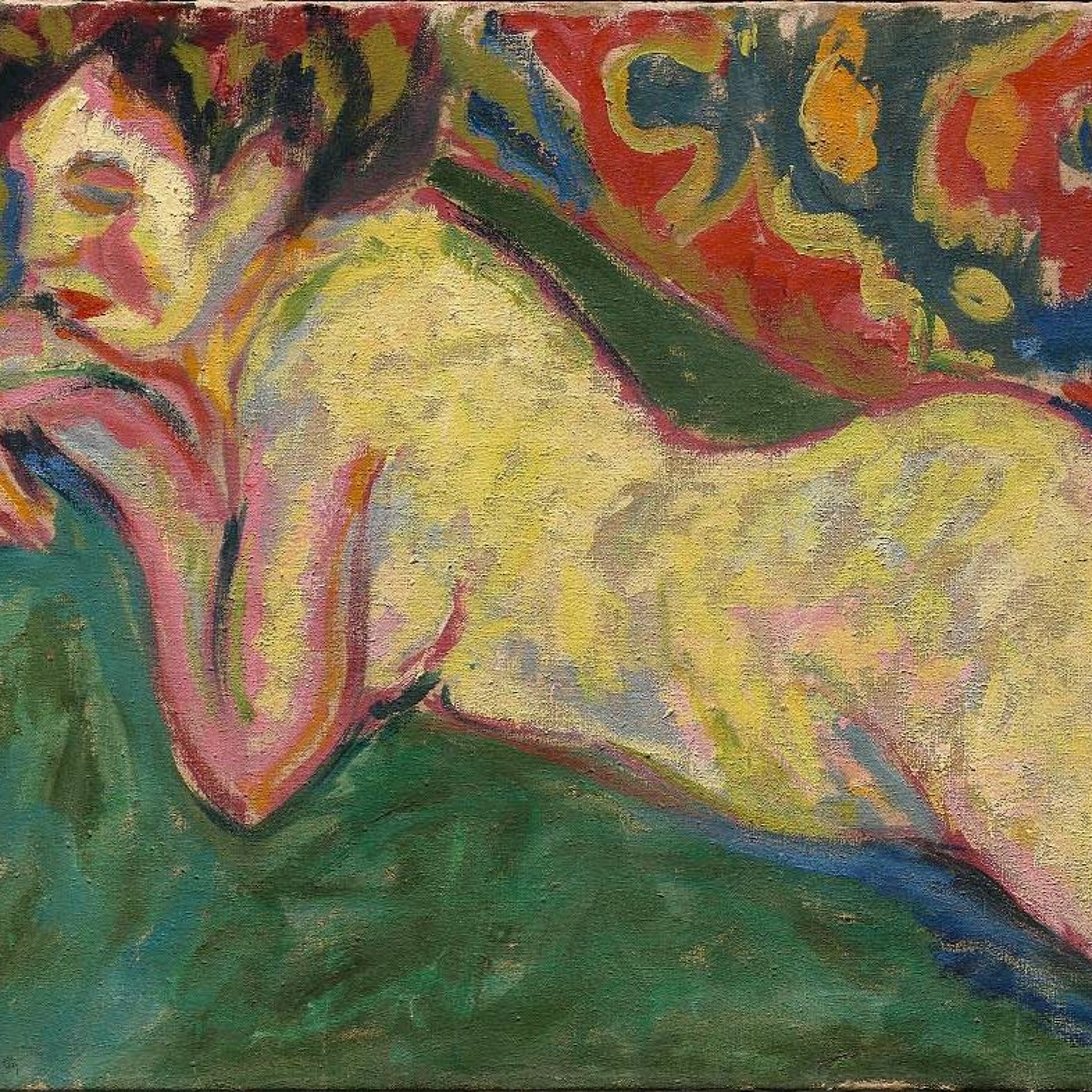 Ep. 9 - Ernst Ludwig Kirchner's "Reclining Nude" (1909) - The Lonely Palette cover